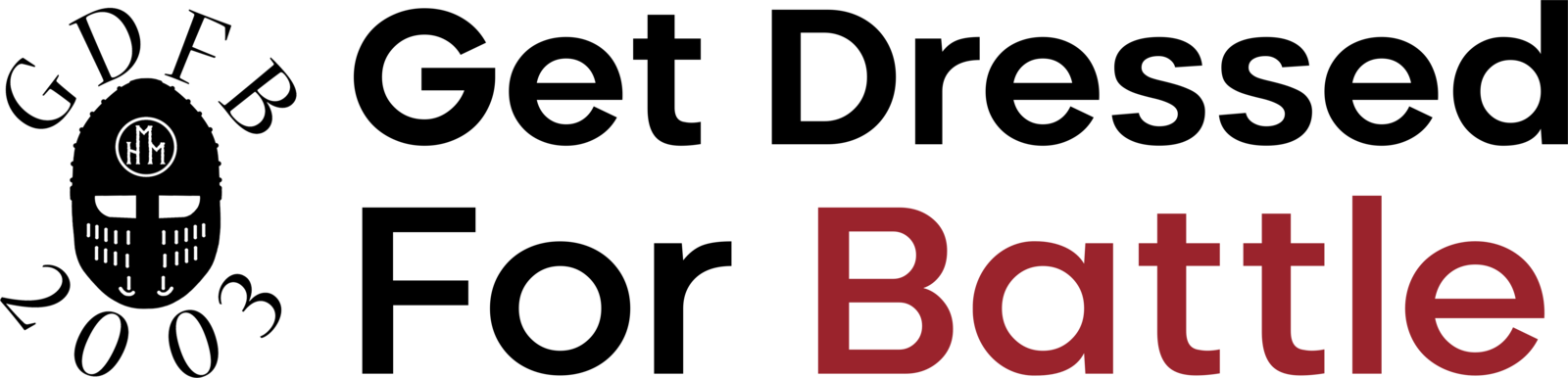 Get Dressed For Battle - GDFB logo